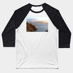 The San Francisco Skyline From Treasure Island Baseball T-Shirt